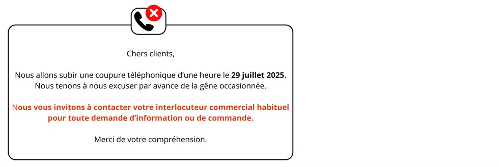 COUPURE TELEPHONIQUE